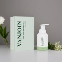 Distributeur de savon en verre de luxe 250ml 350ml Bouteille moussante durable avec base lourde Lavage facile des mains personnalisé pour savon mousseux liquide