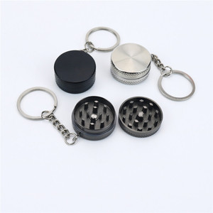 Lightweight 30mm Zinc Alloy 2 Layer <b>Herb</b> <b>Grinder</b> Key Chain Design Portable Spice Tobacco <b>Grinder</b> - Product Image 2