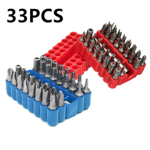 Nanrui <b>Screwdriver</b> <b>Bit</b> <b>Set</b> 33Pcs Hex Torx Slotted Drill Accessories - Product Image 1