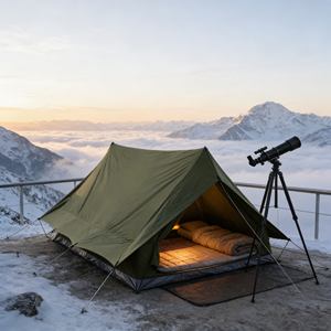 Tente <span class=keywords><strong>de</strong></span> camping robuste, imperméable et résistante aux intempéries pour les opérations commerciales en plein air et les abris <span class=keywords><strong>de</strong></span> groupe - Product Image 1