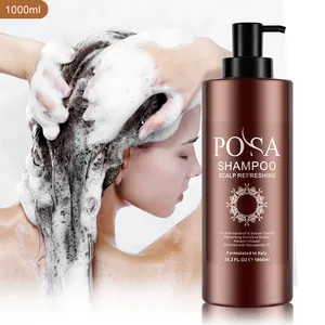 Posa Private Label Deep Cleanse Hair Care Treatment Smoothing Scalp Refreshing Shampoo