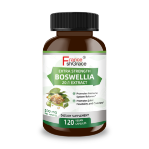 Étiquette personnalisée Extrait de <span class=keywords><strong>Boswellia</strong></span> 20:1 120 capsules Soutien de la fonction immunitaire pour les femmes et les hommes Extraits de plantes Capsules de <span class=keywords><strong>Boswellia</strong></span> - Product Image 1