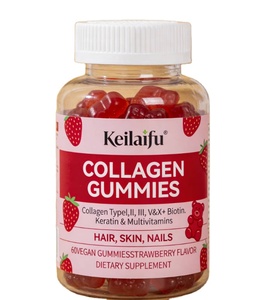 Gomitas <span class=keywords><strong>de</strong></span> L-Glutatión, Suplemento Dietético para Blanquear la Piel, Gomitas Halal con Colágeno para Aclarar la Piel <span class=keywords><strong>y</strong></span> Antienvejecimiento - Product Image 1