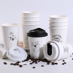 Gobelet à café jetable de haute qualité, à paroi simple ou double, en papier kraft compostable et recyclable, pour boissons chaudes - Product Image 5