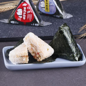 Boulettes de riz triangulaires surgelées, nourriture japonaise rapide, repas <span class=keywords><strong>sain</strong></span>, collation portable, onigiri semi-fini pour la restauration, la vente au détail et la vente en gros - Product Image 2