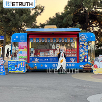 Camion de restauration mobile Wetruth Ice Cream Burger Van, camion de desserts, camion de restauration portable avec équipement de cuisine complet