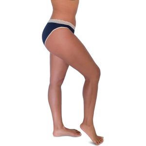 FOXA Paquete de 12 bragas de encaje de corte alto para mujer, ropa interior transpirable de algodón y elastano de talle alto - Product Image 2