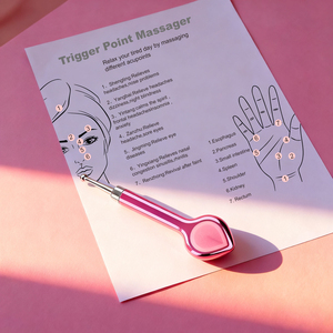 H50 Kit d'outils de soin du visage naturels TikTok très populaire : Rouleau de quartz rose, Rouleau derma, Exfoliant, Spatule diamant, Cuillère pour les yeux, Gua Sha - Product Image 5