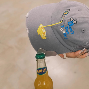 Gorra de Béisbol CMAX Estilo Nuevo con Bordado de <span class=keywords><strong>Cerveza</strong></span> en 3D, Abridor de Botellas, Protección Solar, Gorra Casual Tipo Duckbill, Gorras Trucker - Product Image 1