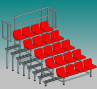 Gradins en métal Gradins portables Gradins en aluminium