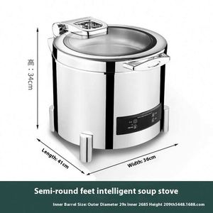 Cuisinière électrique commerciale pour soupes d'hôtel 220V, machine de fabrication de produits céréaliers - Product Image 4