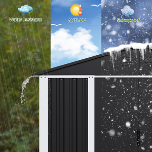 Không Thấm Nước Xây Dựng Ngoài Trời Lưu Trữ Nhà Kho Công Cụ Sân Sau Nhà Kho Lưu Trữ Nhà Kho Nhà Để Xe Lưu Trữ Nhà Kho - Product Image 4