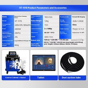 Máquina de Limpieza de Polvo Comercial Eléctrica de Paso Rápido, Nuevo <span class=keywords><strong>Robot</strong></span> para Tuberías de Polvo Farmacéutico para Conductos de Aire Central para Uso Industrial - Product Image 6