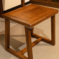 Meuble-lavabo en bois massif Table de maquillage Catalpa Bois Simple Mode Mobilier de chambre à coucher Banc miroir Rangement catégorique