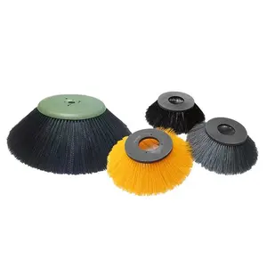 Wholesales PP Steel Wire Gutter Broom Sweeper Side Brushes For Road Cleaning Machine