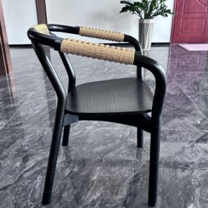 Vente en gros OEM ODM Mobilier de salon commercial Bar Café Bureau Cuisine Maison Hôtel Restaurant Bras Salle à manger Ensemble chaises - Product Image 4