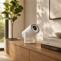 Projecteur MINI Junuo Turn1 200 ANSI Lumens BT5 WIFI 6 Écran LCD Cinéma Maison Intelligent 4K Vedio Projecteur