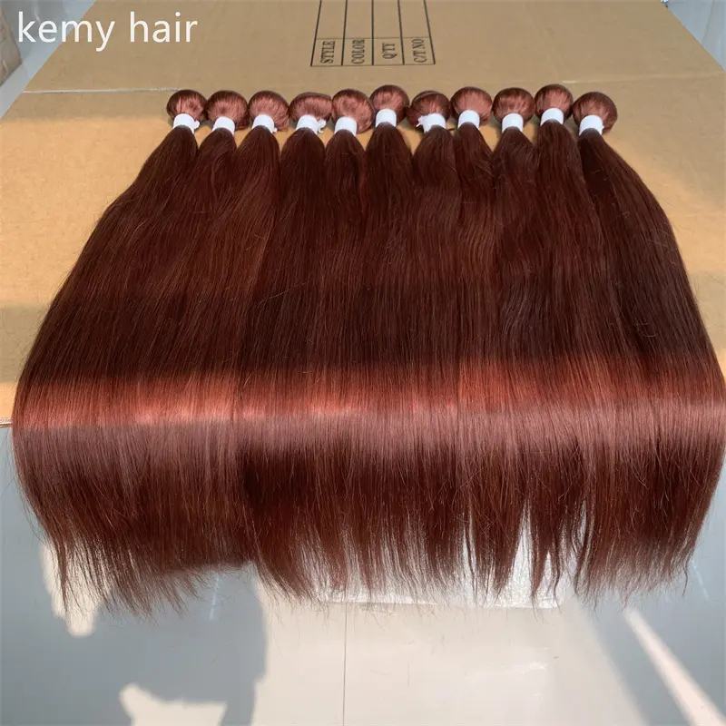 Kemy Free Sample Hair Bundle Raw Virgin Cuticle Aligned Hair Weave Bundle For Black Women Brazilian Virgin Human Hair Vendor