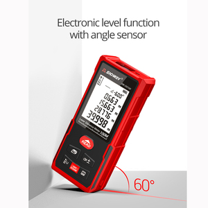 SNDWAY SW-DS50 Télémètre laser en gros, niveau électronique, mesure d'angle, 0,05-50 mètres, précision 2 mm, IP54 - Product Image 3