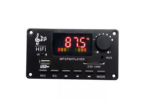 Amplificador SMJ DY-S100W 12V 50W*2, Placa de Decodificación Inalámbrica sin Pérdidas, Pantalla a Color con Grabación y Llamadas, USB/TF/<span class=keywords><strong>Radio</strong></span>/AUX - Product Image 2