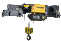 Palans électriques de type européen à câble métallique de 3,2 tonnes à 80 tonnes avec chariot motorisé, palan de levage mobile pour grue à poutre simple d'usine