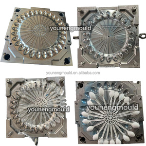 Nhà máy trực tiếp OEM tiêm khuôn thực phẩm dùng một lần ngã ba dao thứ hai tay khuôn mẫu Bộ đồ ăn khuôn - Product Image 1