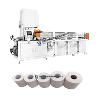 Machine de découpe de papier toilette entièrement automatique pour rouleaux de toilette, serviettes de cuisine, rouleaux jumbo et maxi-rouleaux