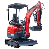 Livraison gratuite Mini-excavatrice de 1,8 tonne 2 tonnes Machine agricole Mini-excavatrice Mini-pelle Prix