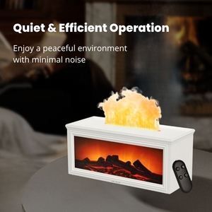 Humidifiers Quiet Performance Smart Home Humidifier <b>with</b> Ambient <b>Lighting</b> and Remote Control - Product Image 3