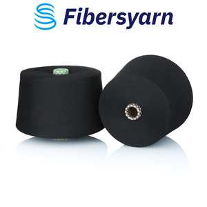Fibersyarn Đen NE 24 ne30 ne40 vòng quay tinh khiết <span class=keywords><strong>polyester</strong></span> sợi Trung Quốc nhà máy cao tenacity dệt sáp đan dệt sợi - Product Image 4