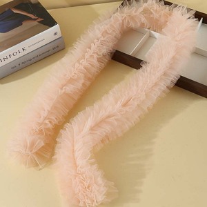 Tissu en dentelle de haute qualité, luxueux, traditionnel, à broderie florale, avec volants bouffants en maille, pour robe à volants superposés - Product Image 6