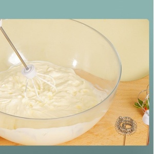 Espumador de Leche Recargable de Mano con 2 Batidores Desmontables de Acero Inoxidable, 3 Velocidades Ajustables, Varilla Mezcladora para Bebidas, Espumador para Café - Product Image 5