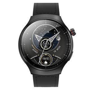 Smartwatch Amoled HW6 <span class=keywords><strong>Max</strong></span> 1.52 "orologio chiamata Silicone + pelle + metallo 3 cinturini NFC dispositivi indossabili Hw6max Smart Watch - Product Image 2