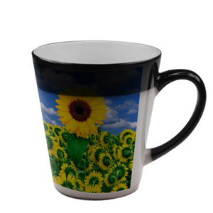 HTPmart <span class=keywords><strong>Tasse</strong></span> à latte magique en céramique de sublimation de 12oz <span class=keywords><strong>Tasse</strong></span> à café en céramique simple personnalisée vierge <span class=keywords><strong>Tasse</strong></span> sensible à la chaleur Ajoutez votre <span class=keywords><strong>photo</strong></span> et votre texte - Product Image 2