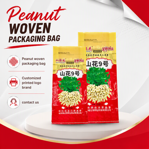 Bolsa Tejida <span class=keywords><strong>de</strong></span> PP <span class=keywords><strong>de</strong></span> 25 kg y 50 kg con Impresión Personalizada, <span class=keywords><strong>Saco</strong></span> <span class=keywords><strong>de</strong></span> Polipropileno Laminado Impermeable para Envasado <span class=keywords><strong>de</strong></span> Nueces <span class=keywords><strong>de</strong></span> Anacardo, Cacahuetes y Maní - Product Image 1