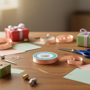 Cinta de Raso Il Satin de 0.6cm, 25 yardas, Color Durazno D-38 - Product Image 3