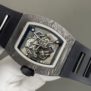 Montre mécanique de luxe pour homme 2026 avec design ajouré, mouvement automatique à réserve de marche élevée, boîtier en fibre de carbone - Product Image 6