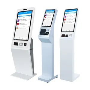 Inquérito terminal15.6 21.5 23.8 32 polegadas, pagamento, kiosk, encomenda automática, informação, kiosk em contadores de verificação de restaurante