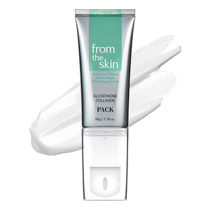 Masque en tissu coréen éclaircissant et raffermissant au glutathion et au collagène, à l'essence hautement concentrée, hydratant pour le visage - Product Image 1