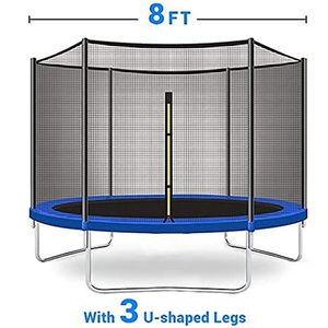 Trampoline pour enfants de 8 à 16 pieds avec filet de sécurité pour parc extérieur - Product Image 5
