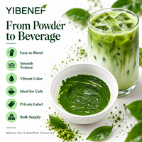 Poudre de Matcha de qualité cérémonielle Yibenef 1 kg en vrac, qualité alimentaire certifiée HACCP, fournisseur en gros