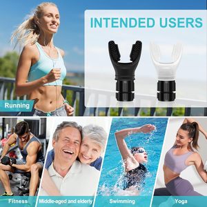 Respiración Muscle Fitness Trainer Ejercicio Pulmón Dispositivo para pulmones Ejercitador - Product Image 2