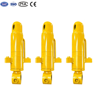 Vérin hydraulique à double effet, alésage 110 mm, tige 55 mm, course 600 mm, pour équipement de levage