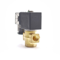Vanne solénoïde Hoyan PU-01K normalement ouverte en laiton 1/4 po 1/8 po 1 mm 40 bars pour gaz, air, huile, carburant, eau avec connecteur