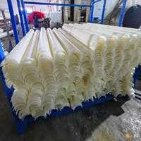 Gouttière semi-circulaire en PVC modifié par impact, haute pression, durable, anti-corrosion, pour l'entretien des pompes industrielles et la gestion des déversements, CE/TUV