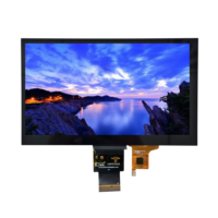 1500 Cd/M2 Hohe Helligkeit 7 Zoll TFT LCD-Display 1024x600 Auflösung mit Kapazitivem Touchscreen-Panel 7" LCD-Anzeigemodul