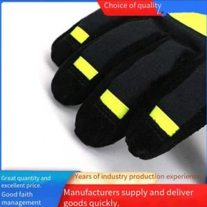 Gants de sécurité réfléchissants pour la protection contre les incendies 3C, en aramide, ignifuges, résistants à la chaleur, antidérapants, évacuant l'humidité, noirs - Product Image 4