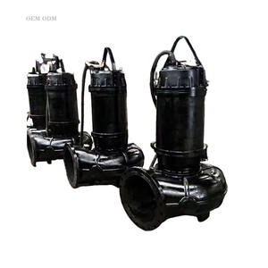 مضخة صرف صحي غاطسة من الحديد الزهر شديدة التحمل 220 فولت/380 فولت، مضخة تصريف مياه الصرف الصناعية المقاومة للانسداد - Product Image 3