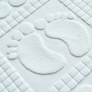 Vente en gros usine – Serviette <span class=keywords><strong>de</strong></span> sol et <span class=keywords><strong>de</strong></span> bain 100 % coton – Tapis absorbant antidérapant pour salle <span class=keywords><strong>de</strong></span> bain et toilettes d'hôtel - Product Image 4