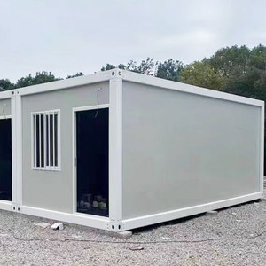 Estructura de acero personalizable casa prefabricada contenedor almacenes Oficina desmontable edificio modular plegado supermercado - Product Image 4